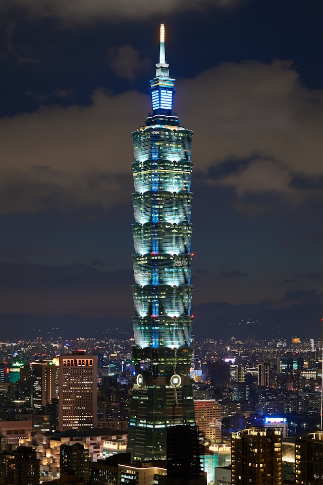 Taipei 101 Една от най-емблематичните сгради 